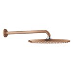 ΚΕΦΑΛΗ ΚΑΙ ΒΡΑΧΙΟΝΑΣ ΤΟΙΧΟΥ RAINSHOWER COSMOPOLITAN 310 38CM BRUSHED WARM SUNSET 26066DL0 GROHE