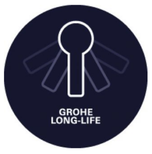 BAUEDGE ΣΕΤ ΓΙΑ ΝΙΠΤΗΡΑ ΜΕ ΜΠΤΑΡΙΑ S-ΜΕΓΕΘΟΣ 23328001 GROHE 2 Longlife
