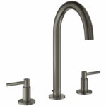 ΜΠΑΤΑΡΙΑ ΝΙΠΤΗΡΟΣ 3 ΟΠΩΝ ATRIO BRUSHED HARD GRAPHITE ΨΗΛΗ 20649AL0 GROHE