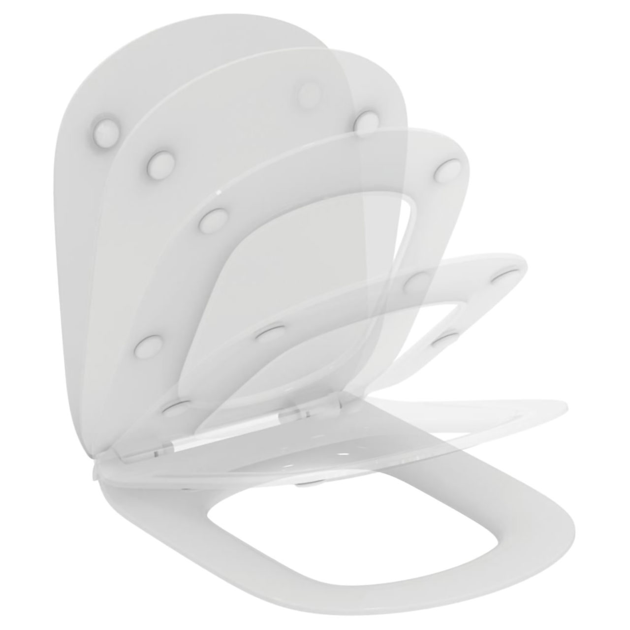 T352701 ΚΑΠΑΚΙ ΛΕΚΑΝΗΣ TESI II SOFT CLOSE ΒΑΚΕΛΙΤΗΣ ΛΕΥΚΟ T352701 IDEAL STANDARD - Image 1