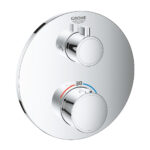 GROHTHERM ROUND ΘΕΡΜΟΣΤΑΤΙΚΟΣ ΜΙΚΤΗΣ ΜΕ 2 ΕΞΟΔΟΥΣ ΚΑΙ ΔΙΑΝΟΜΕΑ ΧΡΩΜΕ 24076000 GROHE