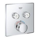 GROHTHERM SMARTCONTROL ΘΕΡΜΟΣΤΑΤΗΣ ΓΙΑ ΕΝΤΟΙΧΙΖΟΜΕΝΗ ΕΓΚΑΤΑΣΤΑΣΗ 2 ΡΟΩΝ CHROME 29124000 GROHE