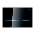 ΠΛΑΚΕΤΑ ΦΩΤΟΚΥΤΤΑΡΟΥ SIGMA 80 ΜΑΥΡΟ ΓΥΑΛΙ 116.092.SG.6 GEBERIT