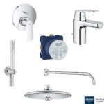 EUROSMART COSMOPOLITAN ΣΕΤ ΓΙΑ ΝΙΠΤΗΡΑ ΜΕ ΜΠΑΤΑΡΙΑ 1/2″ S-ΜΕΓΕΘΟΣ 3282500E GROHE