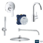 EUROSMART COSMOPOLITAN ΣΕΤ ΓΙΑ ΝΙΠΤΗΡΑ ΜΕ ΜΠΑΤΑΡΙΑ 1/2″ L-ΜΕΓΕΘΟΣ 32830001 GROHE