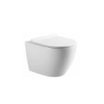 CAPRI ROUND S RIMLESS ΛΕΚΑΝΗ ΚΡΕΜΑΣΤΗ ΜΕ ΚΑΛΥΜΜΑ CAPRIROUNDS-WH DESIGN CERAMICA