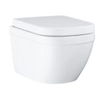 EURO CERAMIC ΕΠΙΤΟΙΧΗ (ΚΡΕΜΑΣΤΗ) ΛΕΚΑΝΗ ΜΕ ΚΑΛΥΜΜΑ SOFT CLOSE ΛΕΥΚΗ 39554000 GROHE