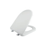 D-SHAPE ΚΑΠΑΚΙ ΛΕΚΑΝΗΣ 41.5-47x35.5CM ΛΕΥΚΟ 0015 ELVIT