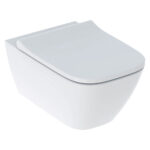 SMYLE SQUARE ΛΕΚΑΝΗ ΚΡΕΜΑΣΤΗ RIMLESS ΜΕ ΚΑΛΥΜΜΑ SOFT CLOSE ΛΕΥΚΗ 500.683.00.2 GEBERIT