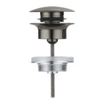 ΒΑΛΒΙΔΑ ΝΙΠΤΗΡΟΣ PUSH-OPEN BRUSHED HARD GRAPHITE 65807AL0 GROHE