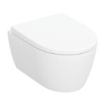 ΛΕΚΑΝΗ ΚΡΕΜΑΣΤΗ ICON RIMFREE 49CM ΜΕ ΚΑΛΥΜΜΑ ΛΕΥΚΗ ΜΑΤ 502.381.JT.1 GEBERIT
