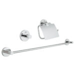 ESSENTIALS ΣΕΤ ΑΞΕΣΟΥΑΡ ΜΠΑΝΙΟΥ 3 ΤΜΧ ΧΡΩΜΕ 40775001 GROHE