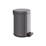 ΧΑΡΤΟΔΟΧΕΙΟ 6 ΛΙΤΡΩΝ SOFT CLOSE BRUSHED GUN METAL 591.00.40 VERDI